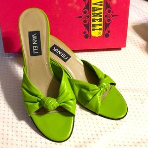 Vaneli, lime green, 2” heels, 9N